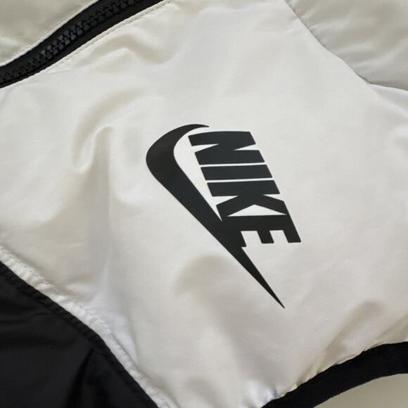 NIKE REVERSIBLE Duck Down Puffer Vest Womens Medium Retro Y2K Athleisure - Picture 8 of 11